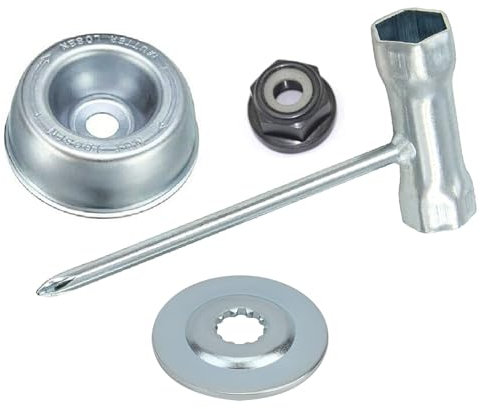 Hippotech Gartenmaschine Rasenmäher für Stihl Messeradapter Aufsatz Wartungssatz Messeradapter Kit für Stihl FS55 FS56 FS80 FS83 FS85 FS90 FS100 FS120 FS200 Rasentrimmer Freischneider