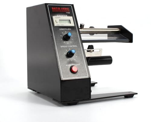 KumuJ 220V Etikettiermaschine Automatische Etikettenspender Aufkleber-trennmaschine Label Scraper Label Separator Machine,Label Applicator.für Selbstklebende Etiketten Barcode Fälschungsschutz Laser.