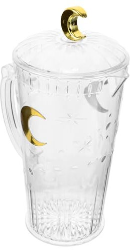 KOCKSHION Jarra De Agua Transparente Hervidor De Agua Jarra De Plástico Diseño De Luna Para Fiestas y Casa
