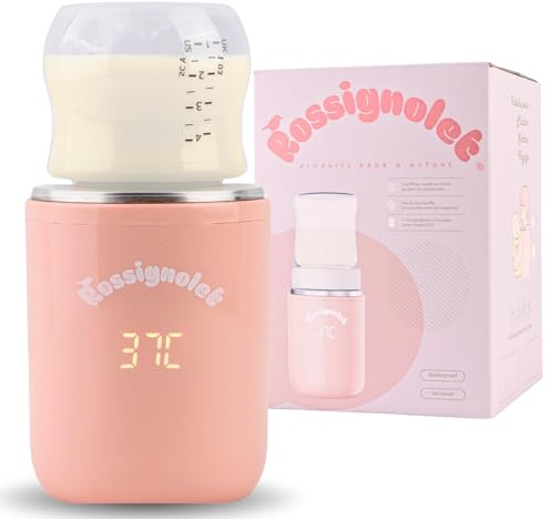 Rossignolet Scaldabiberon Latte Materno e Industriale | USB tipo-C | Riscaldamento Rapido Mantiene i Nutrienti | Compatibile con Philips Avent/MAM/Suavinex | Casa, Uscite, Auto