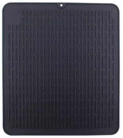 Alfombrilla de silicona resistente para secar platos, de secado rápido, para uso en cocina, protege los frentes de sartenes calientes