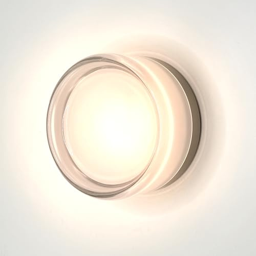 Gouzloyed Wandleuchte Innen LED,Warmweiß 3000K,9W,Weiß
