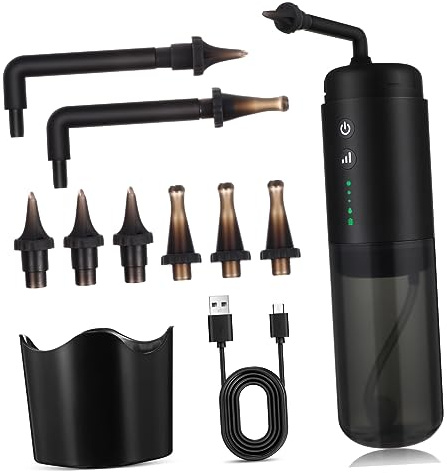 CALLARON Pulitore Orecchie Elettrico Ugelli Di Ricambio Dispositivo Di Lavaggio Auricolare Intelligente Per Rimuovere Cerume Kit Di Pulizia Delle Orecchie Portatile Per Uso Domestico e Viag