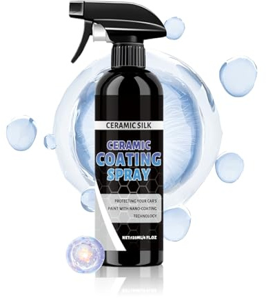 Spray De Revêtement Céramique,Spray Anti-Rayures 120 ml pour Véhicules - Agent De Protection Brillant Pour Voiture | Détail pour Jante Motric Pare-brise Phare Caravane Peinture Nautique