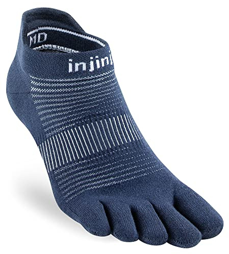 Injinji Run lätt no-show, Marinblått Xsp, Small