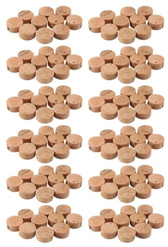 TsoLay 100Pcs Water Key Water Key Spit Valve Cork Pad for Trumpet Trombone Repair Accessories Diameter 9mm Thickness 4mm