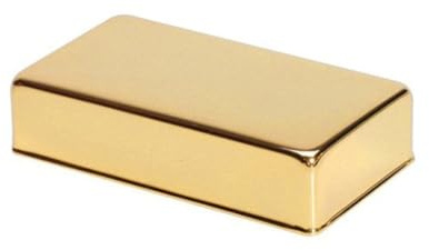 STOBAZA Hochwertige langlebige Kupfer Humbucker Abdeckung Gitarre goldfarben Verschlossenes Design robustes Zubehör für Gitarren Tonabnehmer Passform für optimalen Schallschutz
