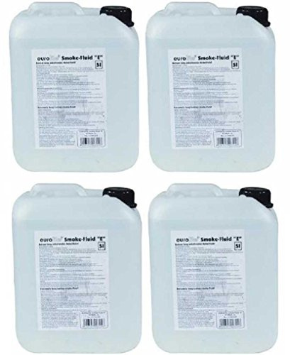 4x 5 L = 20 L Eurolite Smoke Nebel-Fluid, E (Extrem) Nebelfluid für Nebelmaschine