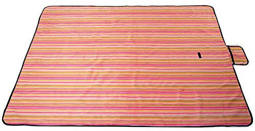 SlimpleStudio Strandmatte Tragbare,Frühlingsausflug feuchtigkeitsbeständige Picknickmatte tragbares wasserdichtes Picknicktuch im Freien-Orange_150x200cm