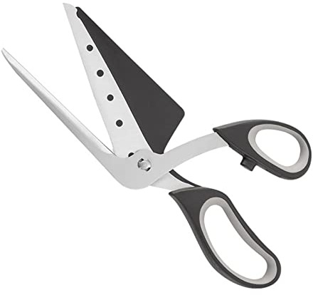 Pizzaschneider Pizzaschere Ultrascharfer Abnehmbarer Pizzaschneider für die Küche Pizzawerkzeug 27cm Pizzaschneider (Schwarz)
