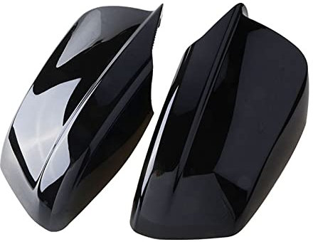 ANTWAX Rückspiegelkappe Autozubehör Original Schwarze Seitenspiegelabdeckung Rückspiegelkappe Für BMW 5er F10 F11 F18 Pre-LCI 2010-2013 Spiegelabdeckung (Farbe : Type2 Glossy Black)