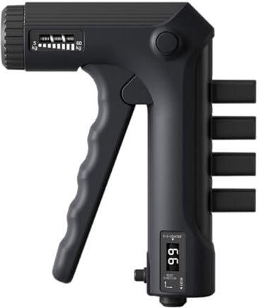 2-in-1 Handtrainer, Finger- und Grip Griffkraft Trainer, Einstellbarer Widerstand 5-60 kg, Hand Unterarm Trainingsgerät mit Zähl für Krafttraining und Genesung nach Handverletzungen