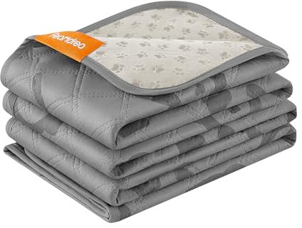 Feandrea Waterproof Dog Blanket for Large Dogs, 178 x 76 cm, Couch Cover for Pets, Sofa Protection, Machine Washable, Non-Slip Bottom, Quilted Design, Dove Grey PPB025G01