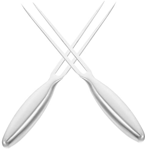 Zerodeko Forchette Da Acciaio Inossidabile Da Utensile Multifunzionale Per Barbecue e Cucina e Affilato Per Tagliare e Servire Carni Diverse