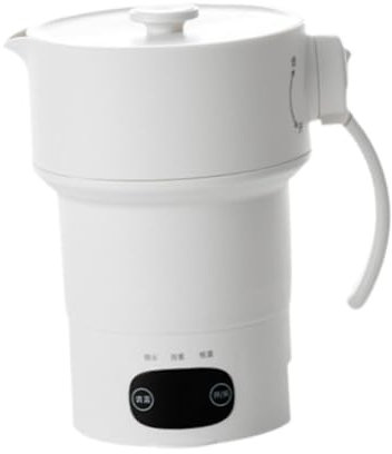 Baoblaze Electric Kettle Hot Water Boiler, Portable Latte Silicone Tea Kettle, Water Boiler Kettle for Camping, Office Indoor, titanium plate