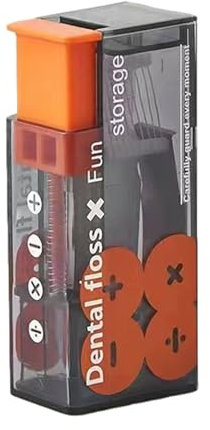 per filo interdentale - Porta stuzzicadenti per filo interdentale, supporto portatile per riporre il filo interdentale ricaricabile per borsa - Prodotti per la pulizia da viaggio per cene in