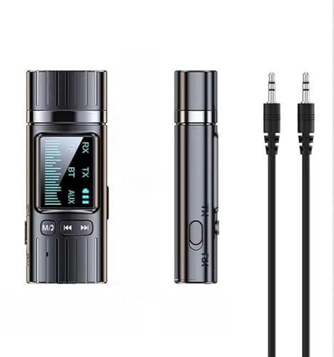 Adaptateur Bluetooth LED 3,5 mm AUX USB Bluetooth 5.4 Récepteur pour TV PC Dongle Récepteur audio sans fil Plug and Play