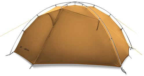 3F UL GEAR Taiji Zelt für 1/3 Personen gegen Sturm, 1,45/1,5 kg, ultraleichtes Rucksackzelt, 5000 mm + wasserdichte Belüftung, beständig gegen Windböen von 7, einfacher Aufbau, Außen- und Innenzelt in