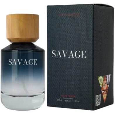 Everlyx - Perfume Savage Eau de Parfum 50ml - Reyes Queens - Fragancia Masculina con Notas Frescas y Amaderadas - Aroma Elegante, Intenso y Duradero para Hombres Seguros y Sofisticados