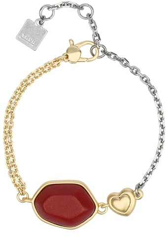 THUN - Armband med sten och hjärta - keramik - samling tillägnad dig - 16 + 3 cm