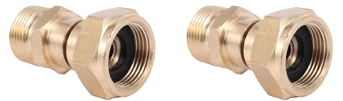 Youbones 2X Drehgelenk für Hochdruckreiniger, Knickfreie Pistole EIN Schlauchanschluss, Metrische Verdrehsicherung M22, 14 Mm Anschluss, 3000 Psi