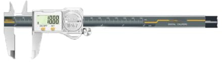 Opatiny Digitaler Messschieber 150 mm mit 0,01 mm Auflösung und IP67 Wasserdichtigkeit, Edelstahl, elektronischer Messschieber für industrielle Messung
