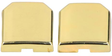 Hamwesh Metronomschieber, 2 Stück, Edelstahl, Goldfarben, Mechanisches Metronom, Klaviermetronom mit Einfacher Installation, Elegantem Design und Glatten Oberflächen für Klavier, Gitarre, Violine,