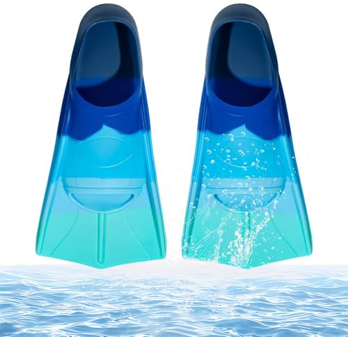 Mineup Pinne Da Immersione, Pinne Da Nuoto Corte, Pinne Da Allenamento Per Nuoto in Silicone, Pinne Corte Per Snorkeling, Pinne Da Snorkeling, Pinne Galleggianti Per Immersioni(33-35)