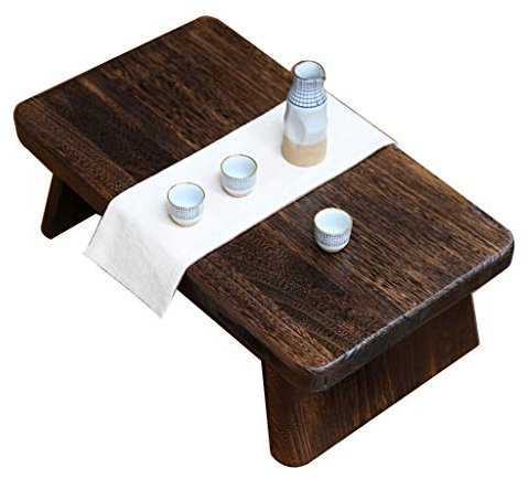 Couchtische Couchtisch Im Japanischen Stil Mini-Hocker Aus Massivholz Laptop-Tisch Balkon Couchtisch Lernen Sie Schreibtisch Kleiner Esstisch Im Schlafzimmer ( Color : Brown , Size : 59x35x19cm )