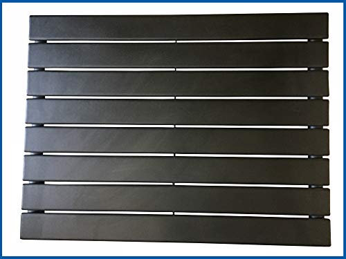 ARYA - Radiatore da bagno orizzontale singolo, larghezza: 800 mm, altezza: 604 mm, colore: Nero