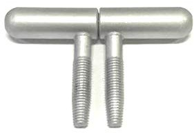 Cerniera Anuba Bombata AGB E0319814 - Ø 14 mm - per porte a battente (Cromo Satinato)