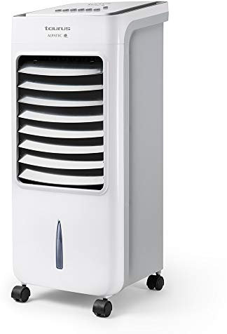 Taurus R850 Ventilador humidificador, 3 velocidades y Modos, Temporizador 7h, 7 L, Mando a Distancia, 1 W, 1 Cubic Centimeters, 1 Decibelios, Plastic, Único