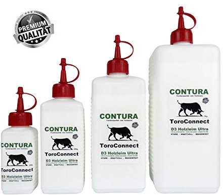 Holzleim D3 Ultra Leim wasserfest TISCHLERQUALITÄT Parkettleim Holzkleber (500g)