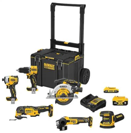 DeWALT DCKTS781D2M1 20V MAX Cordless Li-Ion 7 Tool Combo Kit w/Tough System