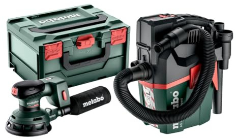 Metabo Set SXA 18 LTX 125 BL Akku Exzenterschleifer 18 V 125 mm + AS 18 L PC Compact Sauger (691199000) - ohne Akku, ohne Ladegerät
