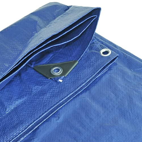 Simply Heavy Duty 90GSM Tarpaulin TARP004 5x6M, Waterproof Tarpaulin for Vehicles, Gardens and Home Projects