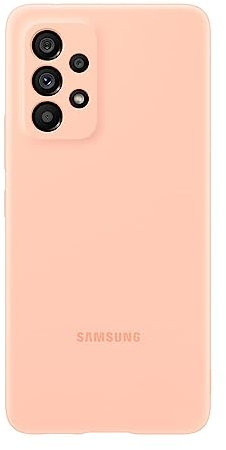Samsung Silicone Cover EF-PA536 für das Galaxy A53 5G | Back Cover, Handy-Hülle, stoßfest, Schutz Case, Peach - 6,5 Zoll