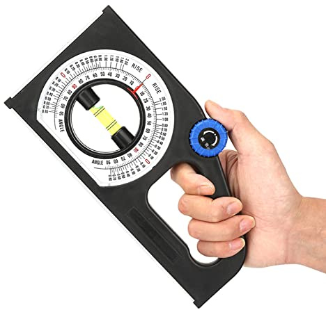 Slope Measuring Ruler Engineering Inclinometer Bevel Protractor Universal Slope Angle Meter Multifunction Angle Meter Finder for Woodworking House Construction