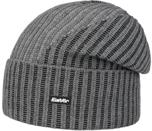 Eisbär Sprint Umschlagmütze Strickmütze Skimütze Wollmütze Merinomütze Wintermütze Damen/Herren - Made in Austria mit Umschlag, Futter, Futter