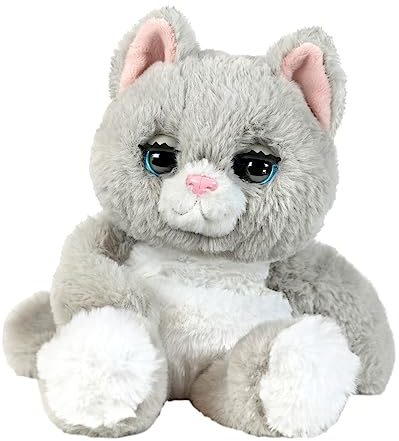 My Fuzzy Friends Winks Le Chat endormi, Jouet interactif, Chat Qui dort, avec réactions et Sons, Doux, Doux et Flexible, pour Enfants à partir de 4 Ans, célèbre (MYE00111)