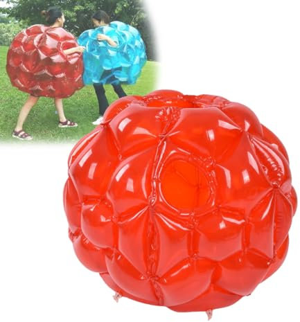 WOOXGEHM Body Bubble Ball, 23,6 Zoll Zusammenklappbarer Tragbarer Bubble Bumper Balls, Tragbares Menschliches Fußballset, für Familienfeierspiel, Grillgeburtstag