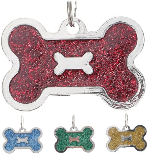 minkissy 4stücke Haustier Id-tags Aus Wasserdichte Und Kratzfeste Namensschilder Für Hunde Und Katzen Personalisierbare Für Tierhalsbänder Und Schutz Vor Verlust