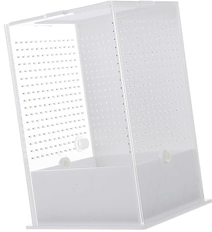 FRCOLOR Reptilienzuchtbox Transparent Insekten Fütterung Box Terrarium Für Reptilien Lebensraum Zucht Behälter Mit Durchsichtiger Box Für Haustierhaltung