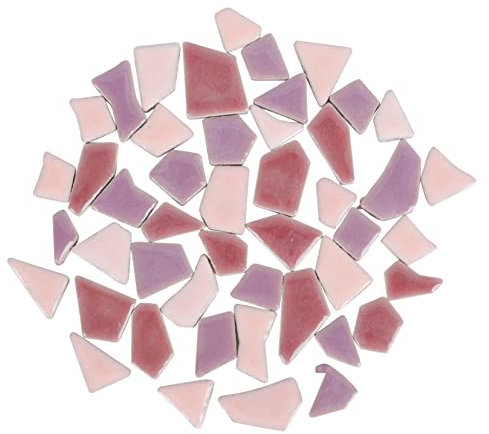 RORPOIR Mosaik-Aufkleber gestürzt Charm-Perle aus Keramik Fliese Hochzeitsdekoration glasiertes mosaik selber machen glasierter Mosaikstein Kristall Glasplatte Lieferungen Heckklappe