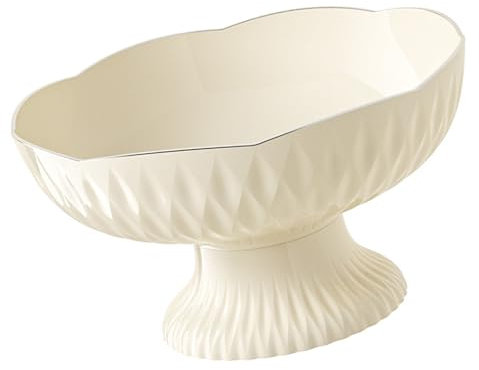 Fdit de Fruta de Plástico, Fruteros Resistentes con Orificios de Drenaje para una Fácil Limpieza, Centro de Mesa Decorativo, Mostrador de Cocina, Cesta de Frutero (forma de