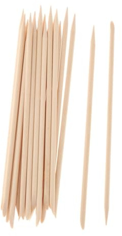 Dickly 20x Palillos de limpieza de movimiento de reloj Accesorios de reparación de relojes Herramientas de reparación de relojes de madera de 2,5 mm para uso
