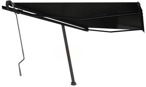 Store enrouleur manuel autoportant 450 x 350 cm Anthracite