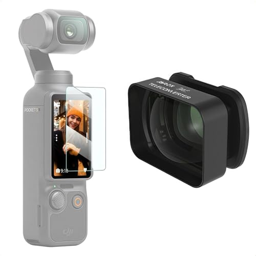 Téléobjectif 2X Compatible avec 3, Objectif Photo à grossissement 2X pour 3, Fixation magnétique | Traitement HD | Verre Optique