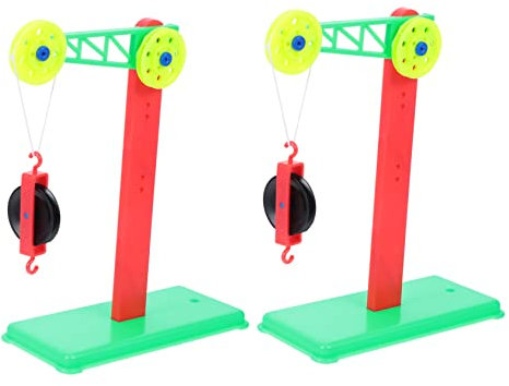 Cabilock Flaschenzug Aus Kunststoff Für Experimente Pulley Für Physik-experimente Leicht Tragbarer Mechanik Flaschenzug