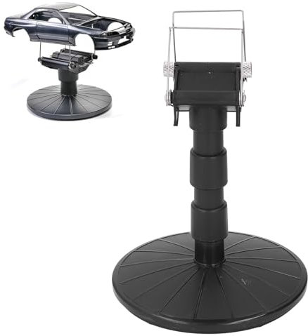 Spray Work Painting Stand Set, 7.48in Model Painting Stand Base Holder, Modeling Tools for Airbrush Spray with 6PCS Clip Sticks, Makes Airbrushing and Spray Painting Easy